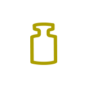 Icon einer stilisierten Waage oder eines Gewichts.
