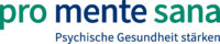 ESG 24 Logo von Pro Mente Sana mit dem Slogan 'Psychische Gesundheit stärken'.